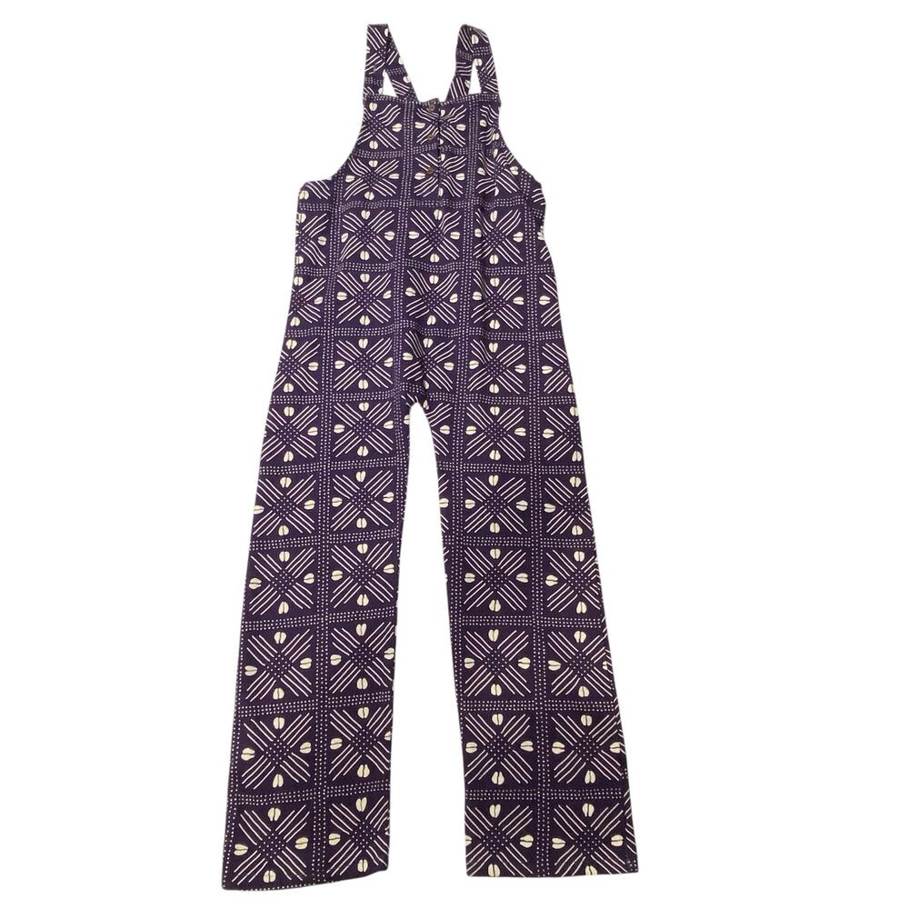 Nwt Ade + Ayo Girls Purple Jumpsuit Cotton Size Small